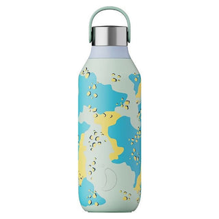 CHILLY'S  S2 Reusable Bottle - Camo Green 500ml