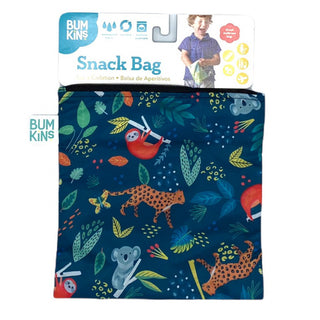 BUMKINS Snack Bag Jungle Σακουλάκι Φαγητού Επαναχρησιμοποιούμενο (18x18)