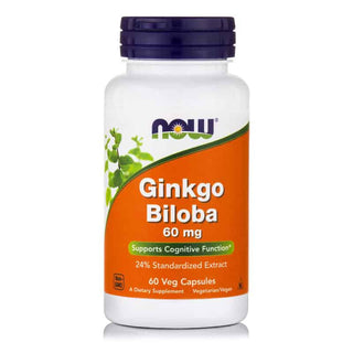 NOW Ginkgo Biloba 60mg 60vcaps