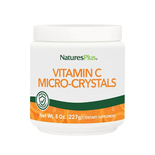 NATURES PLUS Vitamin C Micro-Crystals Μικροκρυσταλλική 100% Καθαρή και Φυσική Βιταμίνη C 227g