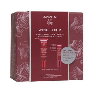 APIVITA Promo Wine Elixir Αντιρυτιδική Κρέμα Ημέρας SPF30 40ml & Δώρο Αντιρυτιδική Κρέμα για Μάτια και Χείλη 15ml