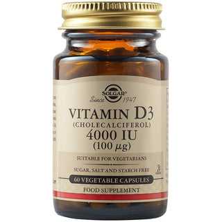 SOLGAR Vitamin D3 4000 IU 60caps v