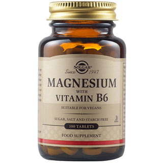 SOLGAR Magnesium + Vitamin B6 100tabs
