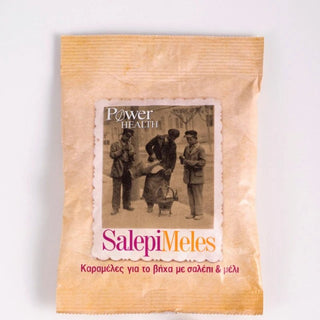 POWER HEALTH SalepiMeles Καραμέλες για τον Βήχα με Σαλέπι & Μέλι 60g