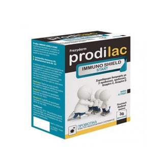 FREZYDERM Prodilac Immuno Shield Start Συμπλήρωμα Διατροφής με Προβιοτικά για Νήπια & Παιδιά 30 φακελάκια