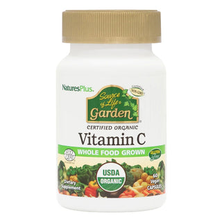 NATURES PLUS Source of Life Garden Vitamin C 500 mg Συμπλήρωμα Βιταμίνης C 60 Vegan Κάψουλες