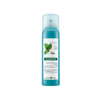 KLORANE Detox Dry Shampoo Ξηρό Σαμπουάν με Υδάτινη Bιολογική Μέντα για Αποτοξίνωση, 150ml