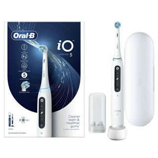 ORAL-B iO Series 5 Magnetic White  Ηλεκτρική Οδοντόβουρτσα Λευκή για Καθαρισμό & Περιποίηση των Ούλων 1τμχ