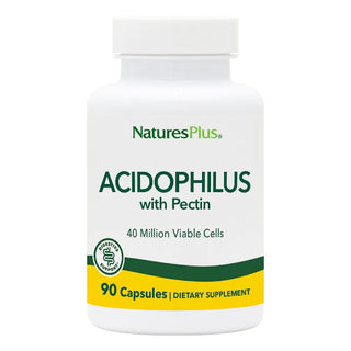 NATURES PLUS Acidophilus Συμπλήρωμα Προβιοτικών 90 Vegan Κάψουλες