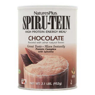 NATURES PLUS Spiru-Tein Chocolate Ρόφημα Πρωτεΐνης με Γεύση Σοκολάτα 476g