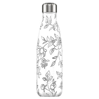 CHILLY'S Bottle Line Art Edition Flowers 500ml