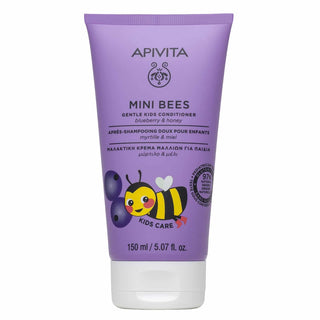 Apivita Mini Bees Gentle Kids Conditioner Blueberry & Honey, Μαλακτική Κρέμα  Μαλλιών  για Παιδιά Μύρτιλο & Μέλι 150ml