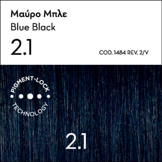 KORRES Βαφή Μαλλιών Argan Oil Advanced Colorant 2.1 Μαύρο Μπλε 50ml