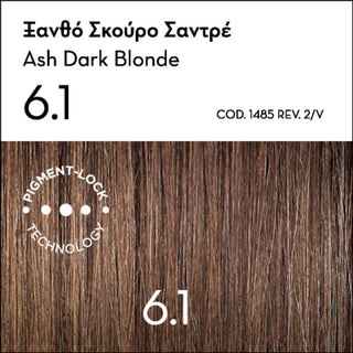 KORRES Βαφή Μαλλιών Argan Oil Advanced Colorant 6.1 Ξανθό Σκούρο Σαντρέ 50ml