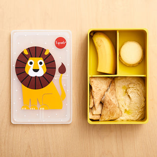 3 SPROUTS Silicone Bento Box Lion Τάπερ Σιλικόνης Λιοντάρι