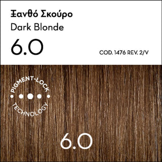 KORRES Βαφή Μαλλιών Argan Oil Advanced Colorant 6.0 Ξανθό Σκούρο 50ml