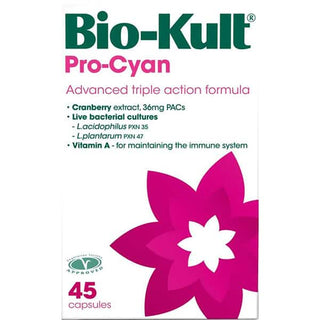 A. Vogel Bio-Kult Pro-Cyan 45 caps (Προηγμένη ΤΡΙΠΛΗ σύνθεση Cranberry για την υγεία του ουροποιητικού)