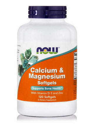 NOW Calcium & Magnesium & D3 120softgels