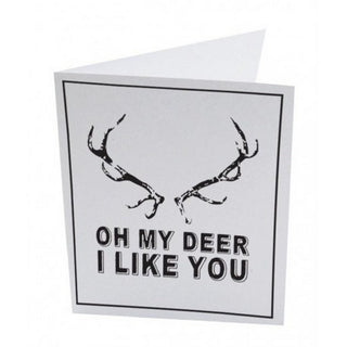 THE GIFT LABEL oh my deer postcard