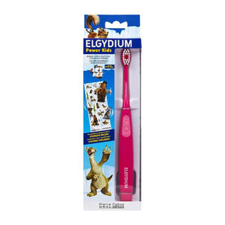 ELGYDIUM Παιδική ηλεκτρική Οδοντόβουρτσα Power Kids Ice Age Tooth Brush pink