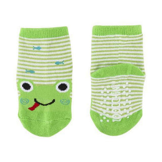 ZOOCCHINI Grip+Easy Crawler Pants  & Socks Set,  Flippy the Frog (6-12m)