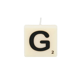 THE GIFT LABEL candle letter G