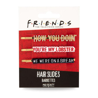 MAD BEAUTY hair slides Friends 3 pk