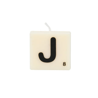 THE GIFT LABEL candle letter J