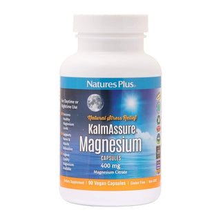 NATURES PLUS KalmAssure Magnesium 400mg Συμπλήρωμα Μαγνησίου για Σωματική & Πνευματική Χαλάρωση 90 Vegan Κάψουλες