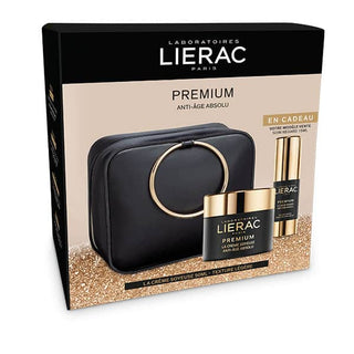 LIERAC Premium Set: La Creme Voluptueuse 50ml + ΔΩΡΟ Eye Cream 15ml + Τσαντάκι