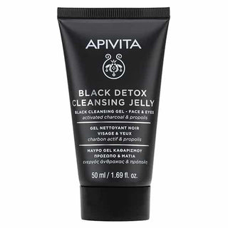 APIVITA Black Detox Cleansing Jelly for Face & Eyes 50ml
