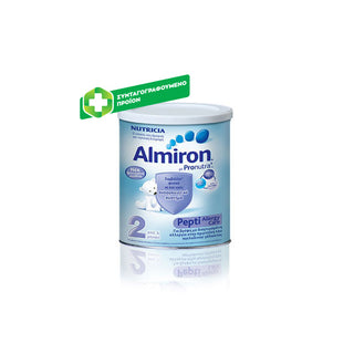 NUTRICIA Almiron Pepti 2 Ενδείκνυται για την αντιμετώπιση της αλλεργίας στην πρωτεΐνη του αγελαδινού γάλακτος 450 gr