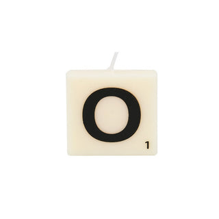 THE GIFT LABEL candle letter O