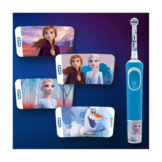 ORAL-B Vitality Special Edition Frozen II Παιδική Ηλεκτρική Οδοντόβουρτσα 3+ ετών & Θήκη Ταξιδίου 1τμχ