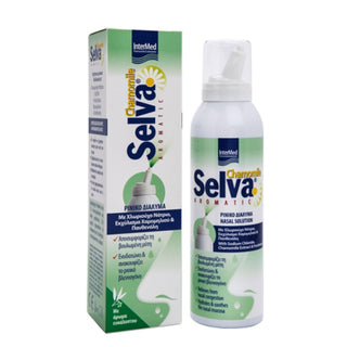INTERMED Selva Aromatic Nasal Solution Ρινικό Διάλυμα για την Ανακούφιση της Βουλωμένης και Ερεθισμένης Μύτης για Ενήλικες & Παιδιά 6 ετών και άνω, 150ml