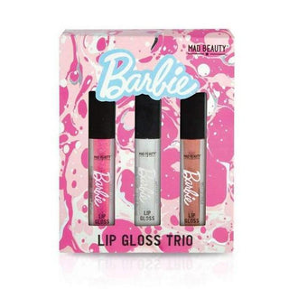 MAD BEAUTY lip gloss trio Barbie glitter