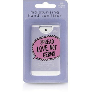 MAD BEAUTY hand sanitizer keep it clean spread love not germs blackcurrant 15 ml