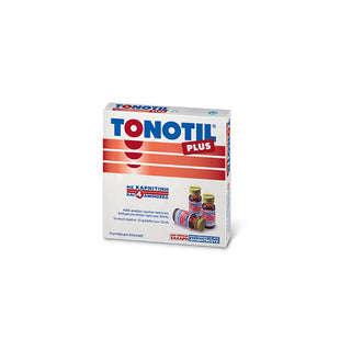 TONOTIL Plus με 4 Αμινοξέα και Καρνιτίνη, 10 φιαλίδια 10ml