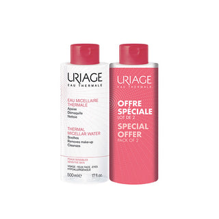 URIAGE eau thermale micellaire water sensitive skin 500ml, 1+1 Δώρο