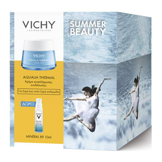 VICHY Promo Aqualia Thermal Rehydrating Cream Rich 50ml & ΔΩΡΟ Mineral 89 Ενυδατικό Booster Προσώπου 10ml