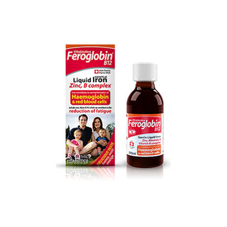 VITABIOTICS Feroglobin B12 Liquid, Συμπλήρωμα Σιδήρου για Ενήλικες & Παιδιά 200ml