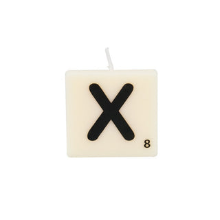 THE GIFT LABEL candle letter X